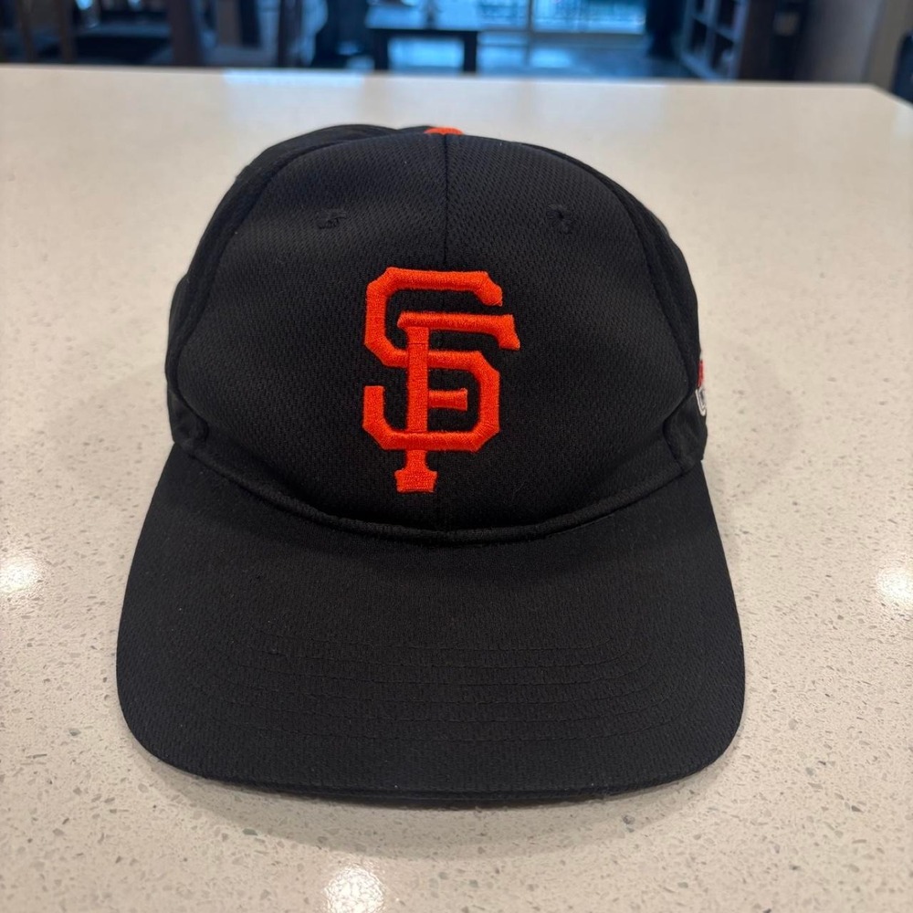 MLB San Francisco Giants Adjustable Black & Orange Cap